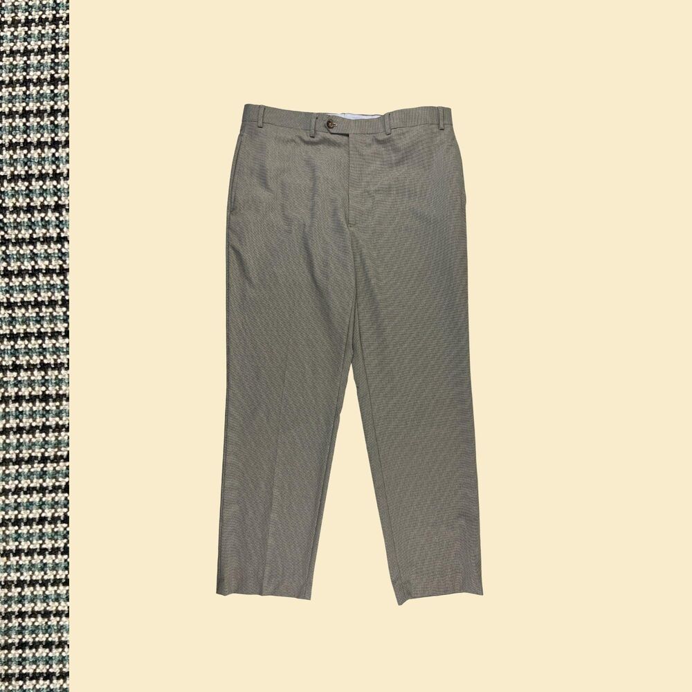 2000s Ralph Ralph Lauren 38x32 beige/brown/green pants, vintage Y2K mens slacks